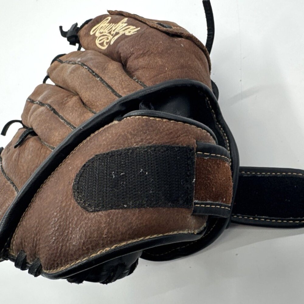 Rawlings Leather Baseball Glove Brown Basket Web RHT RBG36DB Right Hand Throw - Picture 2 of 12